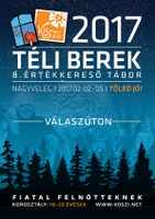 8. KÖSZI Téli berek értékkereső tábor 18-29 éveseknek – Nagyveleg, 2017. február 2-5.