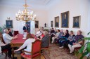 Izlandi Árbæ Egyházkerület vezetősége a Puskin utcában