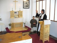 Kisoltárt szenteltek Dunaföldváron a Jó Pásztor vasárnapján